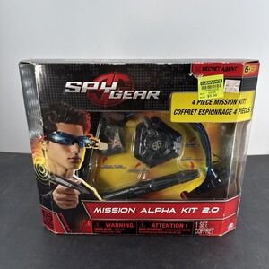 NEW Spy Gear MISSION ALPHA KIT 2.0  Motion Sensor, Spy Pen, Night Goggles,Mirror